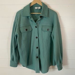 Teal Women’s Size Small Super Soft Button Down OVERSIZED Shacket